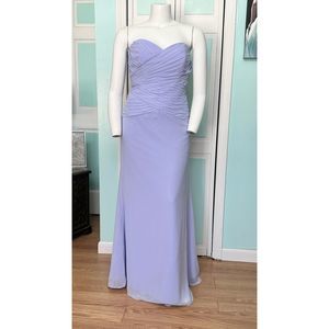 Purple Alfred Angelo Size 16 A-line dress